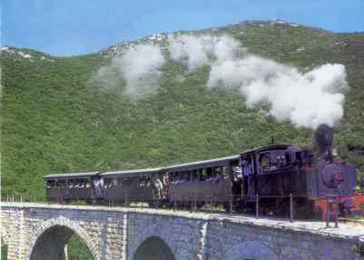 The Steam Train of Pelion